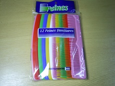 PEINE FAMILIAR X 12 COLORES