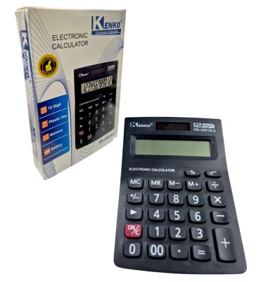 CALCULADORA KENKO KK-3851B NEGRA MEDIANA 