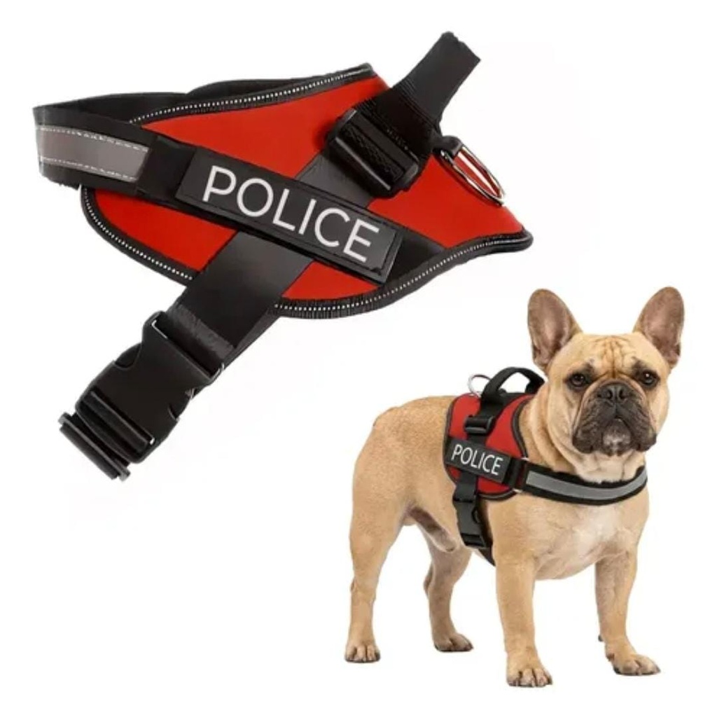 ARNES PARA PERRO DE POLIESTER Y TELA DE AVION COLOR TALLE M 25-5055