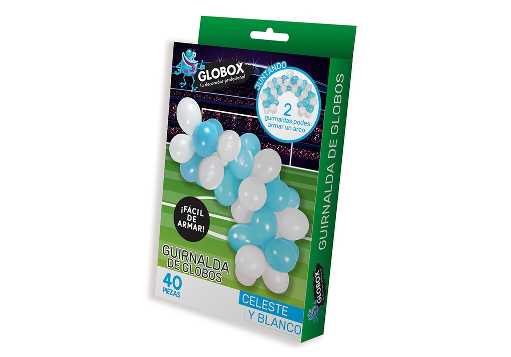 GUIRNALDA DE GLOBOS 40 Pzas EN CAJA CYB 51488