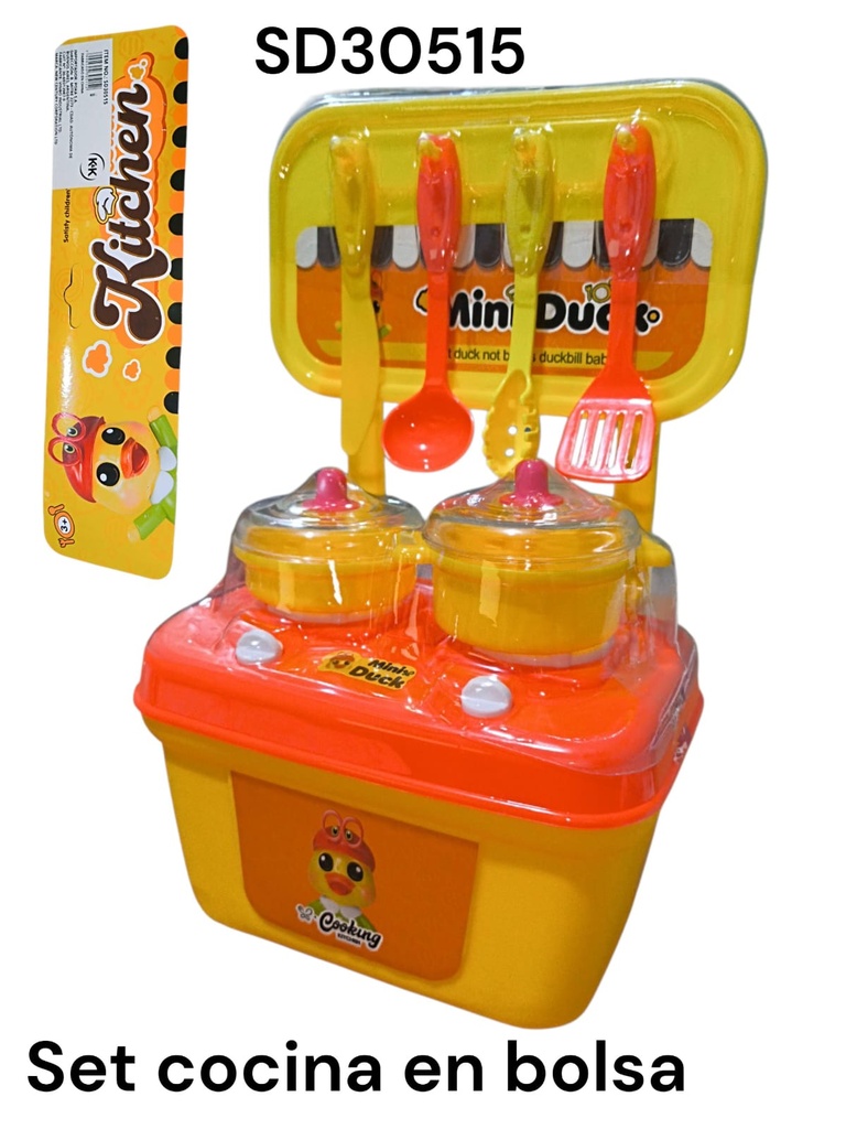 SET DE COCINA EN BOLSA DE PVC KITCHEN COOKING SD30515