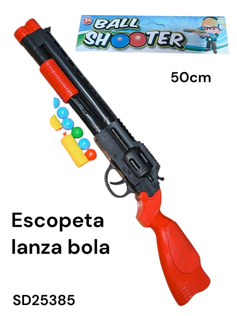 ESCOPETA EN BOLSA LANZA BOLA 50 CM BALL SHOTTER SD25385