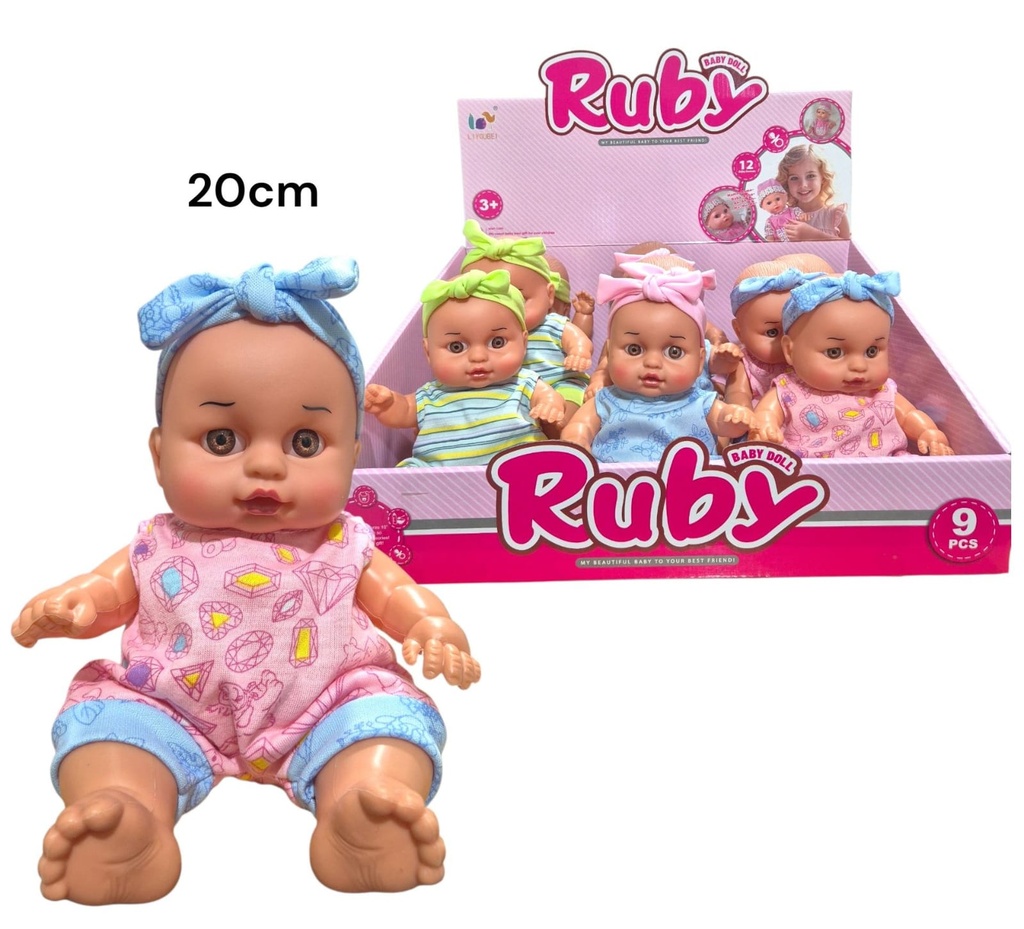 BEBE 18X14CM C/SONIDO DISPLAY X12