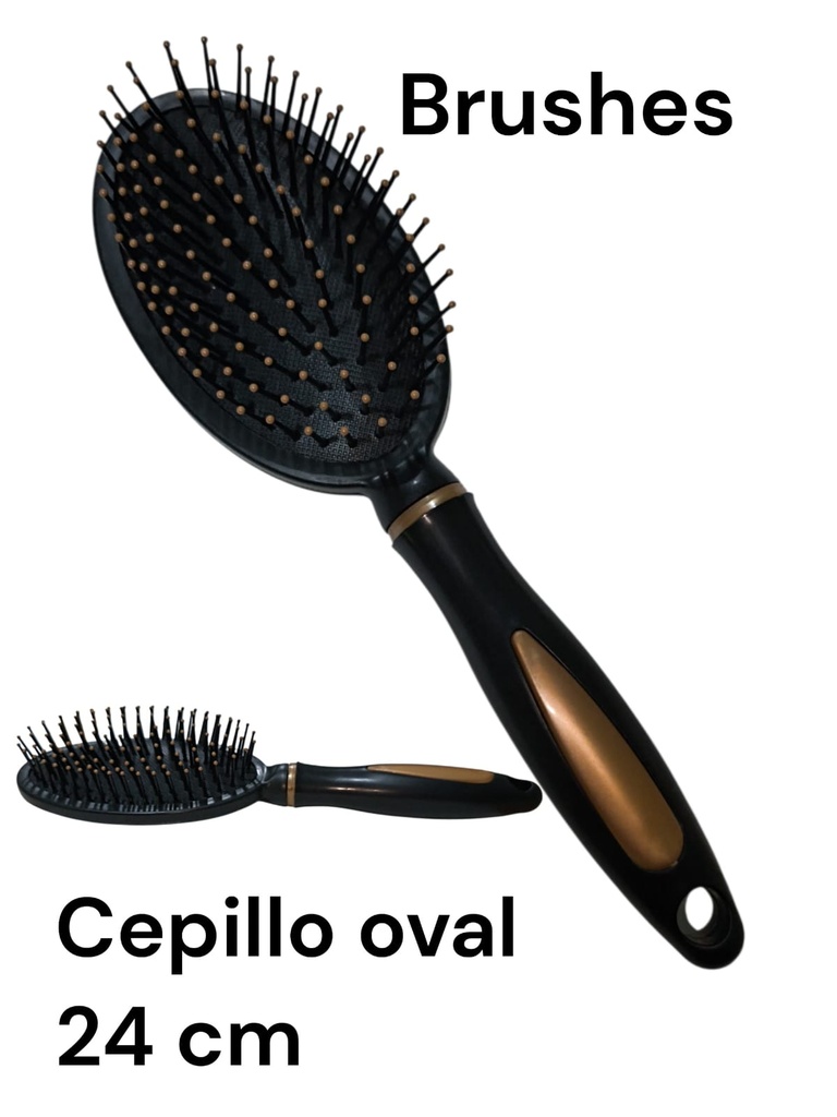 CEPILLO DE CABELLO OVALADO LISO BRUSHES 512078