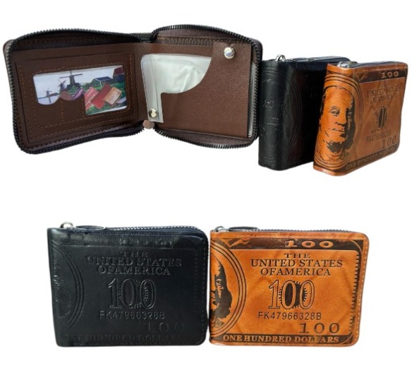 BILLETERA DOLAR CON CIERRE EXTERNO QB-03