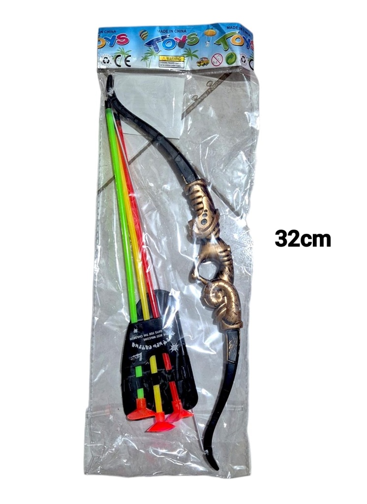 ARCO Y FLECHA 32CM EN BOLSA MKS174715