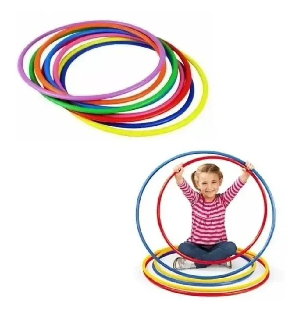 HULA HULA MEDIANO 60CM COLORES VARIOS