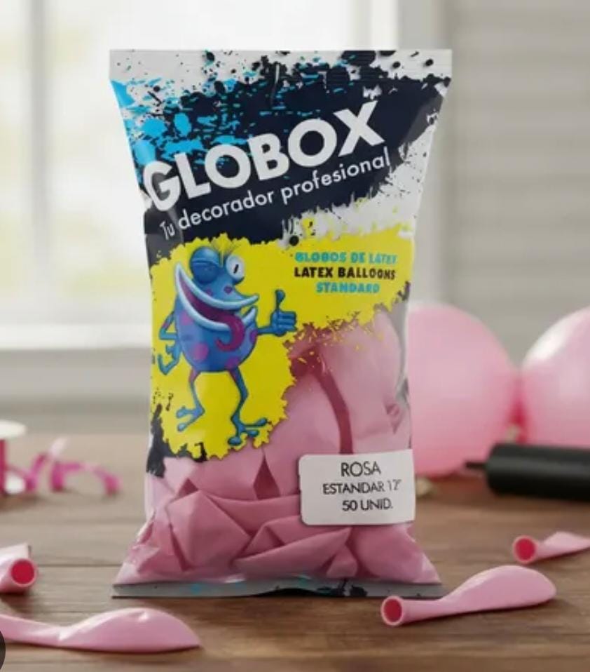 GLOBO STANDARD ROSA 12" 50U GLOBOX 50351