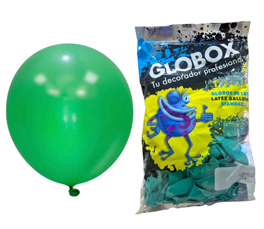 GLOBO STANDARD VERDE 12" 50U GLOBOX 50399