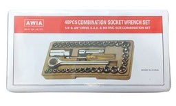 LLAVE TUBO 40 PIEZAS CAJA GRANDE AIWA SAA192A