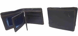 BILLETERA ANCHA CUERO DOBLE VOLANTE