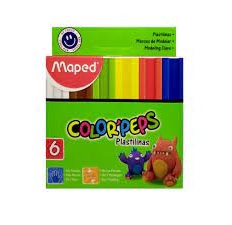 PLASTILINA X 6 MAPED
