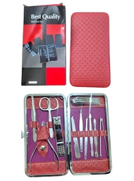 SET MANICURA X 12 PIEZAS EN ESTUCHE 16CM 62017