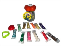 PLASTILINA FLOR X 12 COLORES CON ACCESORIO HW23038198