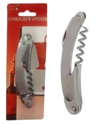 SACACORCHO ACERO EN BLISTER CORKSCREW 6431