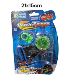 TROMPO DE METAL EN BLISTER BATTLE TOP