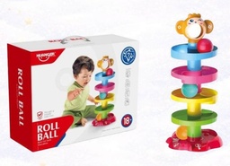 TORRE DESLIZANTES DE PELOTAS ROLL BALL MONITO EN CAJA