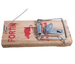 TRAMPA CHICA PARA RATON DE MADERA FORTIN
