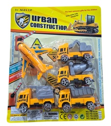 SET DE CAMIONES DE CONSTRUCCION C/ AVION EN BLISTER MKK325329