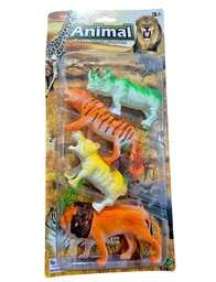 ANIMALES X 4 DE SELVA EN BLISTER THA ANIMAL KINGDOM MKN022215