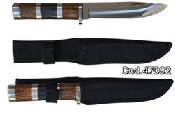 CUCHILLO MANGO MADERA LY-102 CON ESTUCHE
