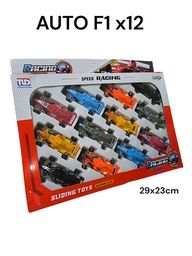 AUTO F 1 X 12 EN CAJA SPEED RACING 6923A