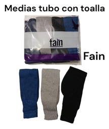 MEDIAS TUBO CON TOALLA LARGA FAIN X PAQUETE 12