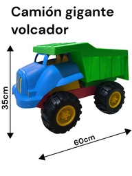 CAMION GIGANTE VOLCADOR 35 X 60 X 35 CM