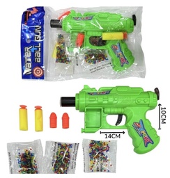 PISTOLA HIDROGEL Y LANZA DARDOS EN BOLSA HW25014230