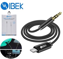 CABLE AUXILIAR PARA AURICULAR IBEK ENTRADA TIPO C IK-A005