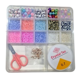 SET FORNITURA PARA ARMAR PULSERAS LL-7088 