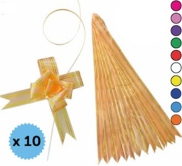 CINTA MOÑO MAGICA 45CM DORADO IG0275