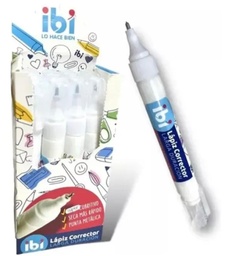 LAPIZ CORRECTOR IBI PUNTA METAL