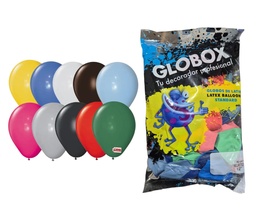 GLOBO STANDARD SURTIDO 50U 12" GLOBOX 50504