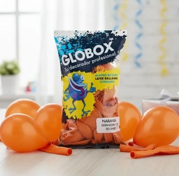 GLOBO STANDARD NARANJA 12" 50U GLOBOX 50344