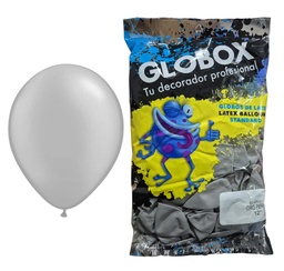 GLOBO STANDARD GRIS PERLA 50U 12" GLOBOX 74014