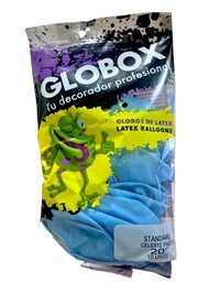 GLOBO CELESTE PASTEL 10U 12" GLOBOX 70715