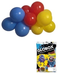 GLOBO MIX COLORES INFANTIL 12" 40 UNI GLOBOX 73679